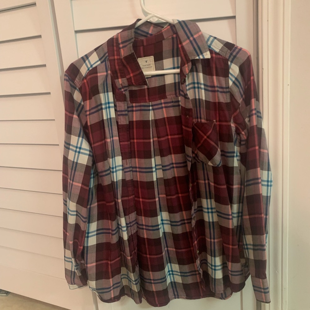 American eagle button up